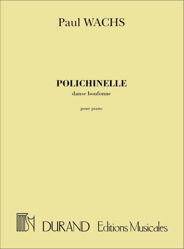 Polichinelle. Danse Boufonne, Pour Piano
